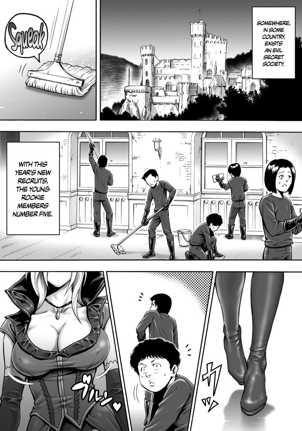 Hentai Manga Comic-Evil Leader and the Virgin Members-Read-2